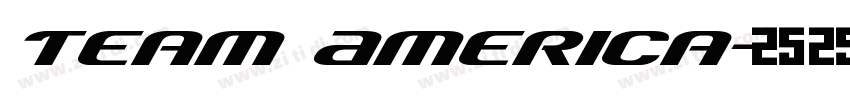 Team America字体转换
